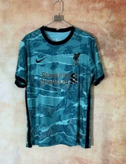 Retro Version 20-21 Liverpool Away Green Thailand Soccer Jersey AAA-2483