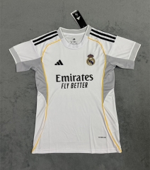 2025-2026 Real Madrid Home White Thailand Women Soccer Jersey AAA-4506