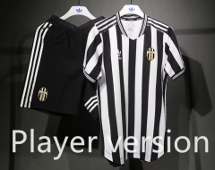 Retro Player Version Juventus Black&White Thailand Soccer Uniform-4563