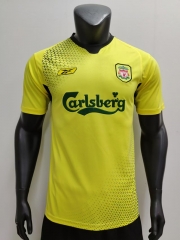 Retro Version 04-05 Liverpool Away Yellow Thailand Soccer Jersey AAA-C2045