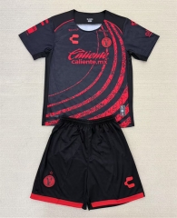 2025-2026 Club Tijuana Home Black&Red Soccer Uniform-AY