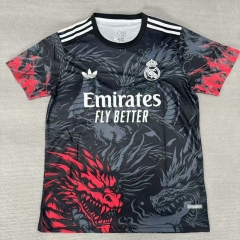 2025-2026 Real Madrid Red&Black Thailand Soccer Jersey AAA-709