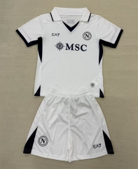2024-2025 Napoli Away White Soccer Uniform-AY
