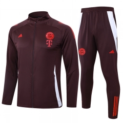 2024-2025 Bayern München Red&Brown Thailand Soccer Jacket Uniform-815