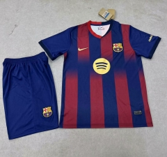 2025-2026 Barcelona Home Red&Blue Soccer Uniform-7209
