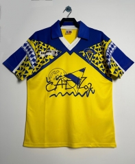 Retro Version 91-02 Cádiz CF Home Yellow Thailand Soccer Jersey AAA-811