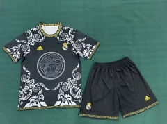 2025-2026 Joint Version Real Madrid Black Soccer Uniform-6748