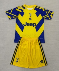 2025-2026 Concept Version Juventus Yellow Soccer Uniform-AY