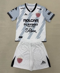 2024-2025 Club Necaxa Away White&Gray Soccer Uniform-AY