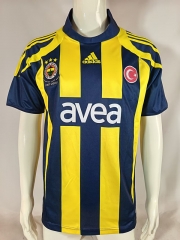Retro Version 07-08 Fenerbahçe Home Yellow&Blue Thailand Soccer Jersey AAA-503