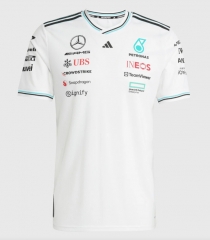 2025 Mercedes White Formula One Racing Suit