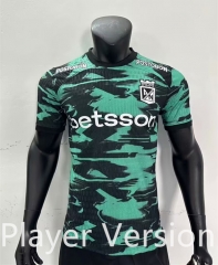 (S-3XL)Player Version 2025-2026 Atlético Nacional  Black&Green Thailand Soccer Jersey AAA-6154