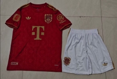 125th Anniversary Edition Bayern München  Red Soccer Uniform-718