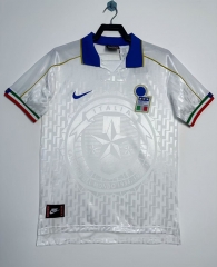 Retro Version 1995 Italy Away White Thailand Soccer Jersey AAA-811