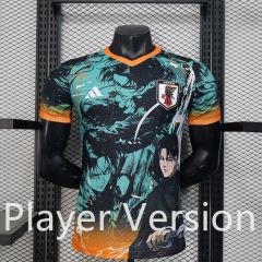 Player Version 2025-2026 Special Version Japan Black&Blue  Thailand Soccer Jersey AAA-888