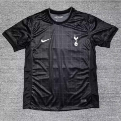 (S-4XL) 2025-2026 Tottenham Hotspur Away Black Soccer Uniform-4927