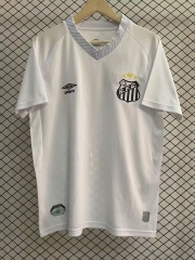 (S-4XL) 2025-2026 Correct Version Santos FC Home White Thailand Soccer Jersey AAA-4855