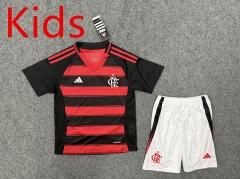 2025-2026 Flamengo Home Red&Black Kids/Youth Soccer Uniform-GB