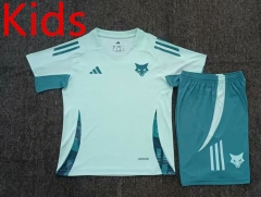 2025-2026 Cruzeiro EC Light Green Kids/Youth Soccer Uniform-2483