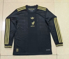 (S-4XL) 2025-2026 Mexico Black LS Thailand Soccer Jersey AAA-2483