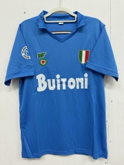Retro Version 94  Napoli  Home Blue Thailand Soccer Jersey AAA-0009