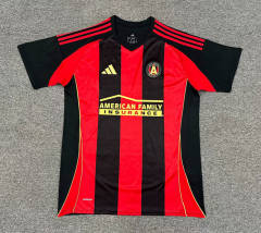 (S-4XL) 2025-2026 Atalanta United Home Red&Black Thailand Soccer Jersey AAA-512