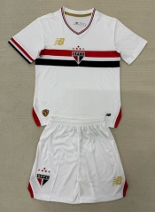 2025-2026 Sao Paulo Futebol Clube Home White Soccer Uniform-AY