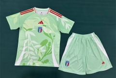 2025-2026 Italy Away Green Soccer Uniform-6748