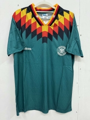 Retro Version 1990 Germany Green Thailand Soccer Jersey AAA-0009