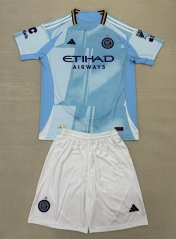 2025-2026 New York City Home Light Blue Soccer Uniform-AY