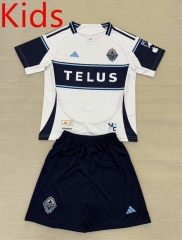 2025-2026 Vancouver Whitecaps FC Home White&Black Soccer Uniform-AY