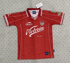 Retro Version  Deportivo Toluca FC Home Red Thailand Soccer Jersey AAA-8446