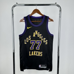 2024 City Edition Los Angeles Lakers Black #77 NBA Jersey-311