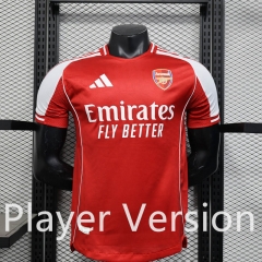 Player Version 2025-2026 Arsenal Red Thailand Soccer Jersey AAA-888