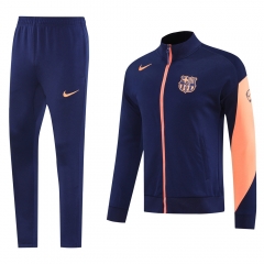 2025-2026 Barcelona Royal Blue Thailand Soccer Jacket Uniform-LH