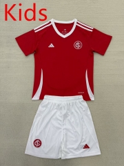 2025-2026 Brazil SC Internacional Home Red Kids/Youth Soccer Uniform-AY