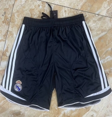 Retro Version 06-07 Real Madrid Away Black Thailand Soccer Shorts-7209