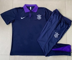 2024-2025 Corinthians Royal Blue Thailand Polo Uniform-815