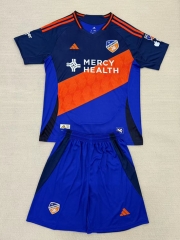 2025-2026 FC Cincinnati Home Blue&Red Soccer Uniform-AY