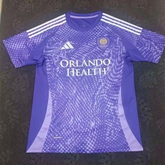 (S-3XL)2025-2026 Orlando City Home  Purple Thailand Soccer Jersey AAA-5303