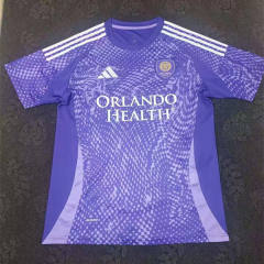 (S-3XL)2025-2026 Orlando City Home  Purple Thailand Soccer Jersey AAA-5303