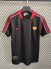 (S-4XL)2025-2026 Commemorative Edition  Manchester United Black  Thailand Soccer Jersey T Shirt AAA-2483