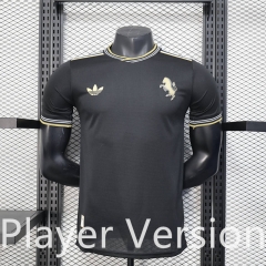 Player Version 2025-2026 Juventus 2nd Away Black Thailand Soccer Jersey AAA-888