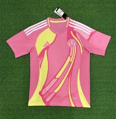 (S-4XL) 2025-2026 Scotland Away Pink Thailand Soccer Jersey AAA-403
