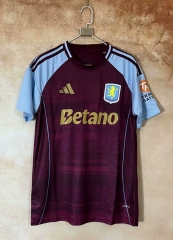 2025-2026 Aston Villa Home Red Thailand Soccer Jersey AAA-2483