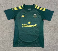 (S-4XL) 2025-2026 Portland Timbers Home Green Thailand Soccer Jersey AAA-512