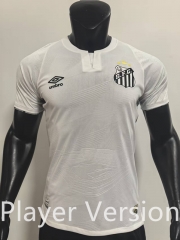 Player Version 2025-2026  Santos FC White Thailand Soccer Jersey AAA-SJ