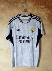 2025-2026  Shamrock  Real Madrid Grey&White Thailand Soccer Jersey AAA-2483