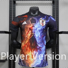 Player Version 2025-2026 Special Version Japan Blue&Black Thailand Soccer Jersey AAA-888