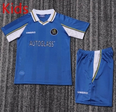 Retro Version 97-99  Chelsea Home Blue Kid/Youth Soccer Uniform-6748